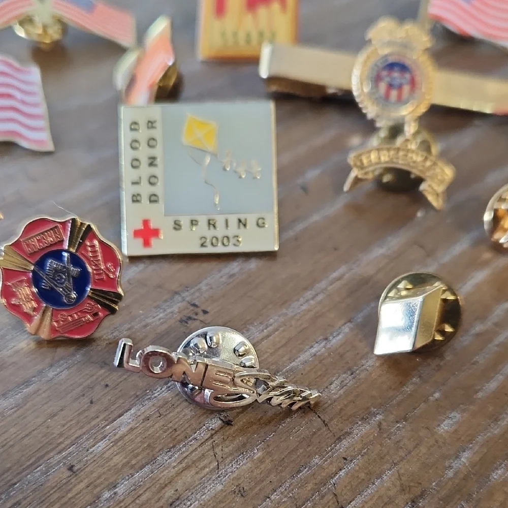 Collection of Patriotic Pins